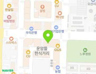 경기도 오산시 성호대로 130 (원동, 중앙씨티월1) 지도