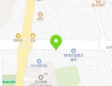 경기도 오산시 남부대로 350 (원동) 지도