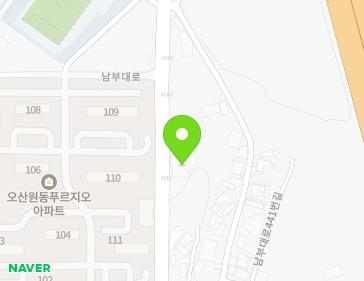 경기도 오산시 남부대로 411-78 (원동) 지도
