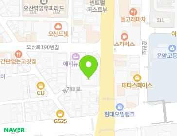 경기도 오산시 경기대로 209 (원동) 지도