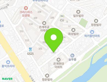 경기도 오산시 현충로72번길 42 (은계동, 현헤어샵) 지도