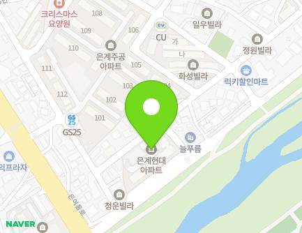 경기도 오산시 현충로72번길 41 (은계동, 현대아파트) 지도