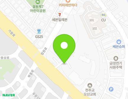경기도 오산시 가장로 709 (청학동, 노틀담수녀원) 지도