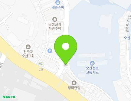 경기도 오산시 대호로 6 (청학동, 대영빌라) 지도