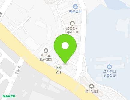 경기도 오산시 대호로 5-5 (청학동, 대영빌라) 지도