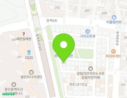 경기도 용인시 기흥구 평촌1로8번길 5-19 (동백동) 지도