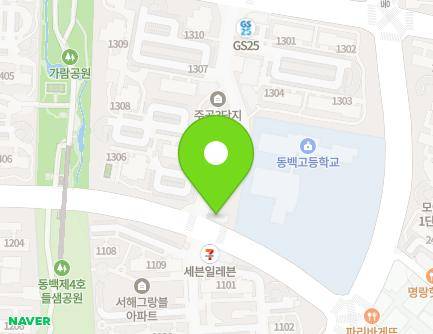 경기도 용인시 기흥구 동백7로 53 (동백동, 호수마을주공3단지아파트) 지도