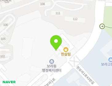 경기도 용인시 기흥구 한보라1로 42-5 (보라동, 상갈소망교회) 지도