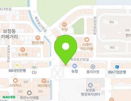 경기도 용인시 기흥구 죽전로 29 (보정동, 포레스트프라자) 지도