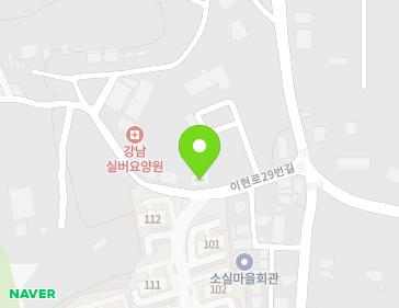 경기도 용인시 기흥구 이현로29번길 18-10 (보정동, 은우빌라) 지도