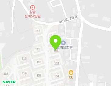 경기도 용인시 기흥구 이현로29번길 72-2 (보정동, 성호샤인힐즈아파트) 지도