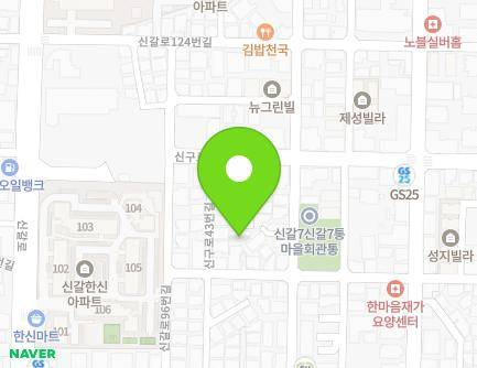 경기도 용인시 기흥구 신구로53번길 13-12 (신갈동, 오아하우스) 지도