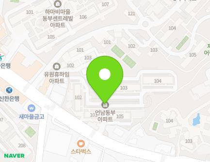 경기도 용인시 기흥구 구성로 123 (언남동, 하마비마을동부아파트) 지도