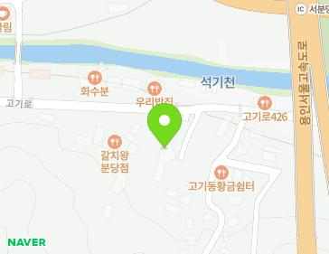 경기도 용인시 수지구 고기로 437 (고기동) 지도