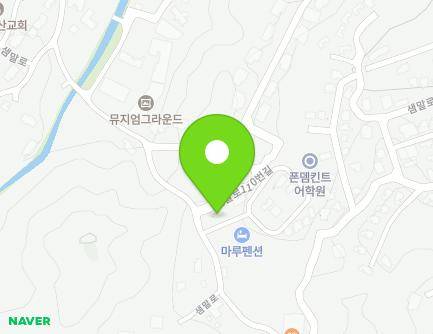 경기도 용인시 수지구 샘말로 108 (고기동) 지도