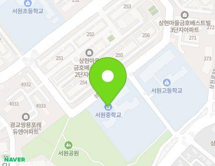 경기도 용인시 수지구 상현로42번길 26-8 (상현동, 서원중학교) 지도