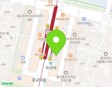 경기도 용인시 수지구 광교중앙로 304 (상현동) 지도