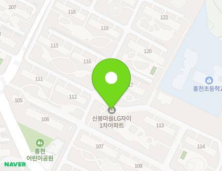 경기도 용인시 수지구 신봉2로 26 (신봉동, 신봉마을엘지자이1차아파트) 지도