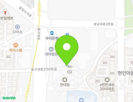 경기도 용인시 수지구 용구대로2790번길 7 (죽전동, 프라임조명) 지도