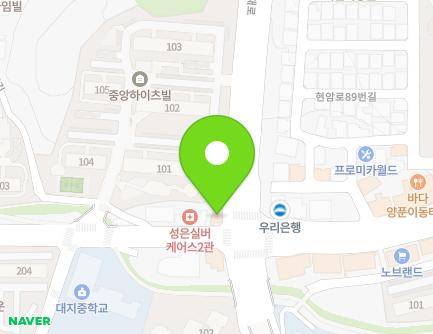 경기도 용인시 수지구 현암로 75 (죽전동, 정의원빌딩) 지도