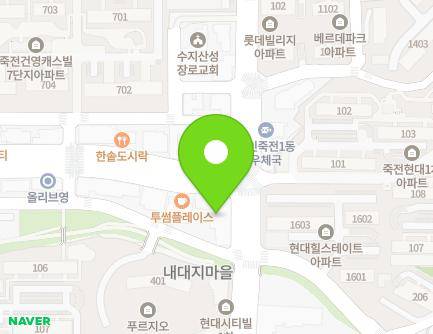 경기도 용인시 수지구 현암로 164 (죽전동, 신주프라자) 지도