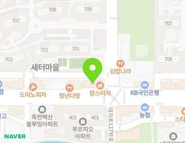 경기도 용인시 수지구 현암로 121 (죽전동, 에메랄드그린존) 지도