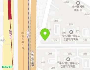 경기도 용인시 수지구 용구대로2771번길 70 (죽전동, 벽산1단지아파트) 지도