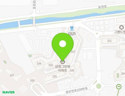 경기도 용인시 처인구 금어로 74 (고림동, 보평마을삼정그린뷰아파트) 지도