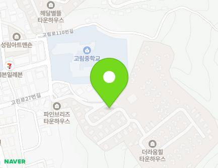 경기도 용인시 처인구 고진로27번길 28-38 (고림동, 파인브리즈타운하우스) 지도