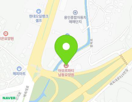 경기도 용인시 처인구 평옥로 38 (남동) 지도