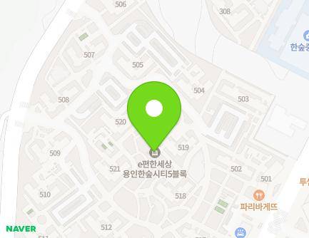 경기도 용인시 처인구 남사읍 한숲로 83 (e편한세상용인한숲시티) 지도
