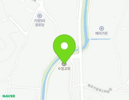경기도 용인시 처인구 백암면 가창로 5 (수정교회) 지도