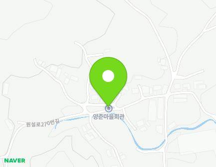 경기도 용인시 처인구 백암면 원설로270번길 74 (양준마을회관) 지도