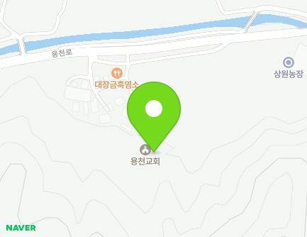 경기도 용인시 처인구 백암면 용천로 161-10 (장로교 용천교회) 지도