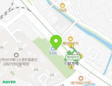 경기도 용인시 처인구 중부대로 1092 (삼가동) 지도