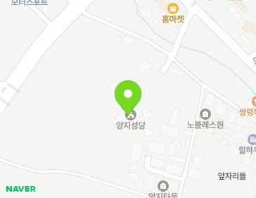 경기도 용인시 처인구 양지면 남평로64번길 8 (양지천주교회) 지도