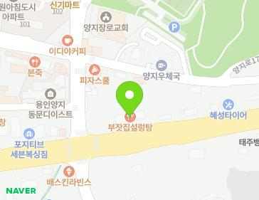 경기도 용인시 처인구 양지면 중부대로 2219 지도