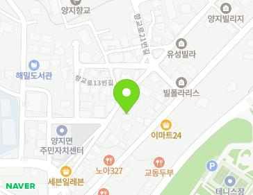 경기도 용인시 처인구 양지면 향교로 14 지도