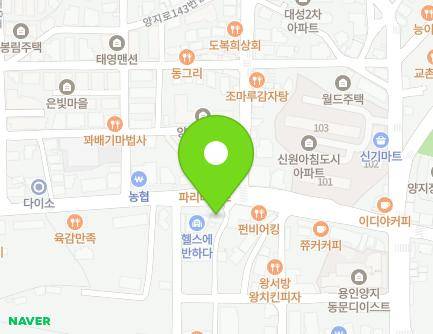 경기도 용인시 처인구 양지면 양지로 142 (온천장여관) 지도