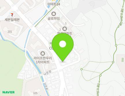 경기도 용인시 처인구 낙은로 34 (역북동, 우진에버빌) 지도