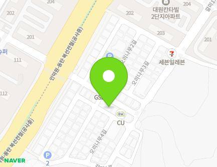 경기도 의왕시 오리나무로 20 (내손동, 대명주택) 지도