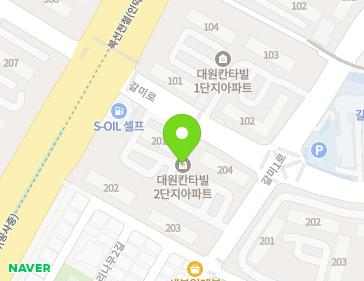 경기도 의왕시 갈미로 8 (내손동, 대원칸타빌2단지) 지도