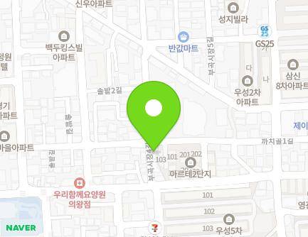 경기도 의왕시 부곡시장4길 15 (삼동) 지도