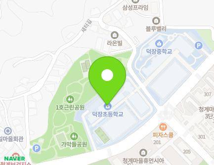 경기도 의왕시 덕장로 33 (청계동, 덕장초등학교) 지도