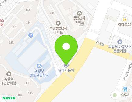 경기도 의정부시 서부로 699 (가능동) 지도