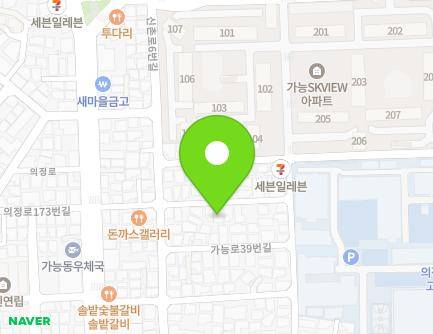 경기도 의정부시 의정로174번길 22 (가능동, 한솔아트빌) 지도