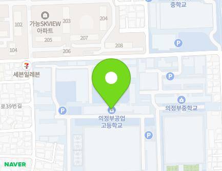 경기도 의정부시 가능로 57 (가능동, 의정부공업고등학교) 지도