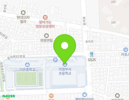 경기도 의정부시 둔야로 57 (가능동, 의정부서초등학교) 지도