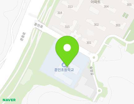 경기도 의정부시 훈민로 14 (고산동, 훈민초등학교) 지도