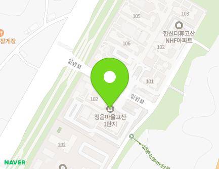 경기도 의정부시 입암로 14 (고산동, 정음마을고산1단지) 지도